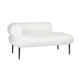 Sofá DKD Home Decor Blanco Negro Metal Scandi 127,5 x 73,5 x 64 cm Precio: 280.78999971. SKU: B1F7P34Q4Y