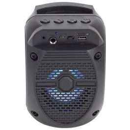 Be Mix Altavoz Con Micrófono Karaoke 5W Bluetooth, Luminoso con Cambio de Color, Lector Micro SD y USB