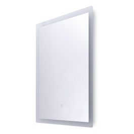 Espejo LED Iluminado de Pared Táctil Dimable Antivaho para Baño 50x70 cm, 15W CCT 3000-6000K, SUN-SYJ-16301