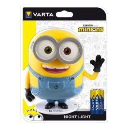 Varta 15615201421 Luz de Noche Minions, Ambiente Acogedor, Apagado Automático, Ideal para Niños