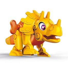 Juego construcción dino bot triceratops.fácil de montar gracias a las herramientas incluidas 20x20x6 cm