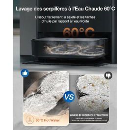 Ecovacs AAABG08650 DEEBOT X2 COMBO Robot Aspirador con Aspirador de Mano, 8700Pa, Doble Vaciado Automático