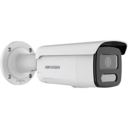 Hikvision Cámara IP Bullet 4MP Smart Hybrid Light ColorVu 2.8mm WDR IP67 Audio Alarma Luz Híbrida 60m 12V/PoE
