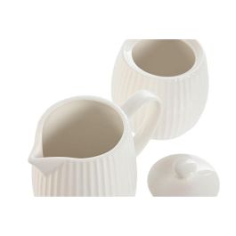 Azucarero Urban DKD Home Decor Blanco 7.6 x 9 x 12 cm Set de 2 Azucarero Urban DKD Home Decor Blanco 7.6 x 9 x 12 cm Set de 2