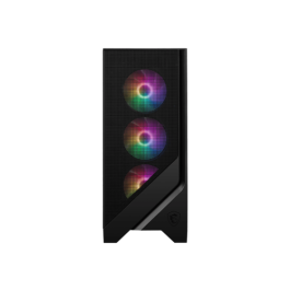MSI MAG FORGE 120A AIRFLOW Carcasa Midi Tower PC Negro Transparente, 3x120mm Ventiladores, ATX/microATX/Mini-ITX, 306-7G23A21-809