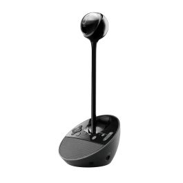 Logitech BCC950 ConferenceCam All-in-One HD 1080p Videoconferencia para Grupos Pequeños con Control Remoto y Altavoz Full Duplex, Certificada para Skype