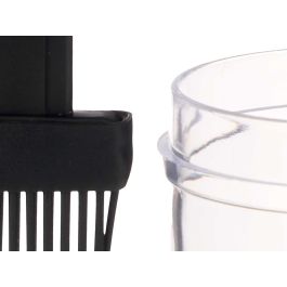 Kinvara Bote con Pincel de Silicona Negro 7.5x17x6 cm (Set de 24)