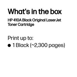 Hp Toner Negro Laserjet Pro 400 M452Dn, M452Nw - M377Dw - M477Fdn M477Fdw M477Fnw - 410A
