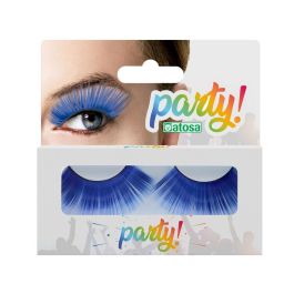 Pestañas Postizas Largas Azul Eléctrico Con Acabado Brillante para Maquillaje de Fantasía y Carnaval Precio: 0.88999977. SKU: S1130815