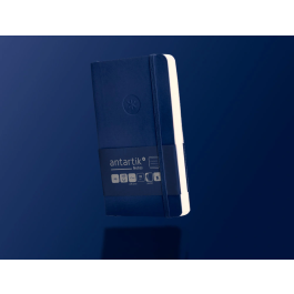 Antartik Cuaderno A6 Tapa Blanda Rayas Azul Marino 100 Hojas 80gr FSC