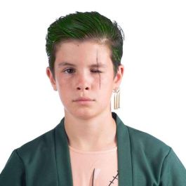 My Other Me Disfraz Roronoa Zoro Crema para el Pelo, Pendientes, Chaqueta, Pañuelo, Fajín y Pantalón Talla 10-12 Años