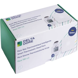 Delta Dore 6050664 Válvulas Termostáticas para Radiador y Caja de Conexiones - Paquete Conectado TRV 1.0