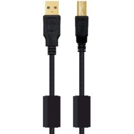 Cable USB 2.0 A a USB B NANOCABLE 10.01.1203 Negro 3 m (1 unidad)