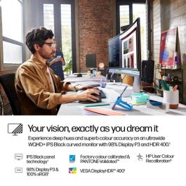 HP Monitor 738pu 37.5" WQHD+ Thunderbolt 4 Curvo PVC Free