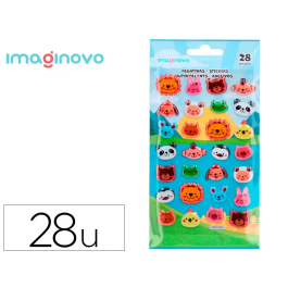 Imaginovo Pegatinas Cute Animals Salvajes con Relieve 190x105 mm Blister Precio: 1.49999949. SKU: B1KKEPGWGL