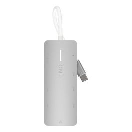 Hub USB Linq Byelements LQ49081 Blanco Gris