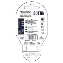 Quttin Pinzas de Nylon Negras para Cocina 31 cm (24 Unidades)