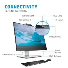 HP 60.45cm (23.8") Full HD 1920 x 1080 IPS, 16:9, 250cd/m², 5ms, 178°/178°, 1000:1 HP 60.45cm (23.8") Full HD 1920 x 1080 IPS, 16:9, 250cd/m², 5ms, 178°/178°, 1000:1