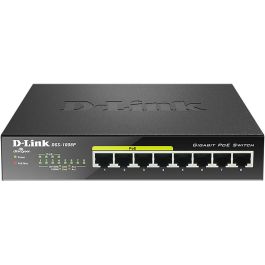 D-LINK Switch DGS-1008P 8 Puertos Gigabit Ethernet No Administrado PoE hasta 68W