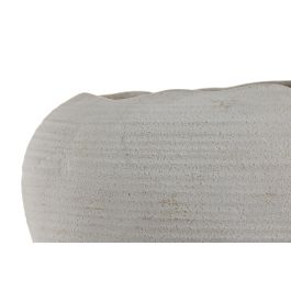 DKD Home Decor Jarron Blanco Marron Porcelana 23.5 x 23.5 x 17 cm (4 Unidades)