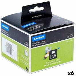 Etiquetas para Impresora Dymo Blanco Negro 32 x 57 mm 1000 Piezas (6 Unidades) Precio: 161.49999954. SKU: S8424312