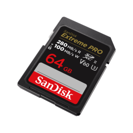 SanDisk SDSDXEP-064G-GN4IN Tarjeta de Memoria Flash 64 GB SDXC UHS-II Clase 10 V60
