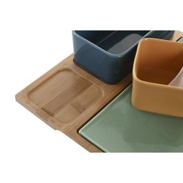 Aperitivo Scandi DKD Home Decor Multicolor Natural 26 x 8 x 27 cm Set de 5