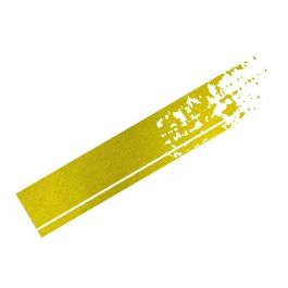 Foliatec FO33954 Adhesivo Pegatina para Coche Diseño Rayas Dorado, PVC Alto Rendimiento, Resistente UV/Intemperie/Lavado, 22x150cm, Pack 2