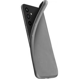 Cellularline CHROMA CASE Funda para Samsung Galaxy A34 5G, Carcasa Antigolpes y Resistente a Rayones, Microfibra, Negro