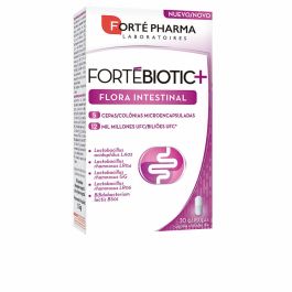 Forté Pharma FORTÉBIOTIC flora intestinal Probióticos 12 Mil Millones UFC 5 cepas para equilibrio digestivo y refuerzo inmune 30 cápsulas Precio: 20.5000004. SKU: B1A6GTVJSL