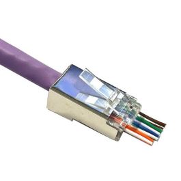 MicroConnect Modular Easy-Connect FTP CAT6 RJ45 network Plug 50pcs. in one bag. MicroConnect Modular Easy-Connect FTP CAT6 RJ45 network Plug 50pcs. in one bag.