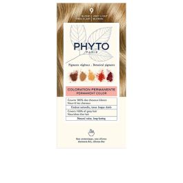 Phyto Tintura Permanente PhytoColor 9 Rubio Muy Claro Con Pigmentos Vegetales Sin Amoniaco 4 Unidades