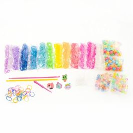 Elasticolor Maletín de Manualidades Infantil para Crear Pulseras y Collares Pro Mega Set con 2400 Elásticos (62x38x5 cm)