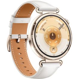 Huawei WATCH GT6 41mm Konsu-B19L Blanco Correa Cuero Compuesto Reloj Inteligente AMOLED Pantalla Táctil