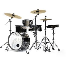 Zildjian Alchem-E Gold Batería Electrónica con Platos E-FAMILY y Módulo E-VAULT para Experiencia Inmersiva Realista