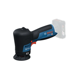 Bosch Professional Pulidora Orbital Aleatoria GPX 12V-77 12V, Sin Batería ni Cargador, con Plato de Soporte y Plato de Pulido de 77 mm