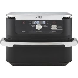 Ninja AF500EU Freidora de Aire Caliente Foodi FlexDrawer 10.4L Dual, 7 Funciones, 40-240°C, 8 Personas