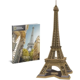 Explora EXP3301045402031 Puzzle 3D Torre Eiffel Juego de Construcción 80 Piezas para Niños y Niñas a Partir de 8 Años