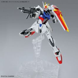 BANDAI HOBBY Figura Strike Gundam Mobile Suit Gundam SEED Entry Grade 1/144 Compatible con Action Base