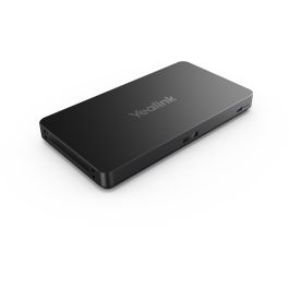Yealink AVHub Negro, concentrador audiovisual con puertos RJ-45, USB 3.2 Gen 1 Tipo B/A y entradas/salidas de línea 6.3mm/RCA