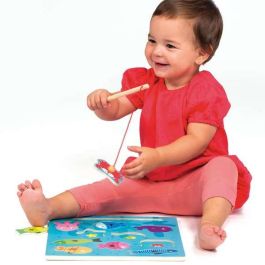 Puzzle encajable pesca magnetico de madera goula 11 piezas 37x295x1.5 cm
