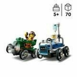Lego City 60459 Pack de Coches de Carreras: Avión versus Cama de Hospital Juguete para niños de 5 años