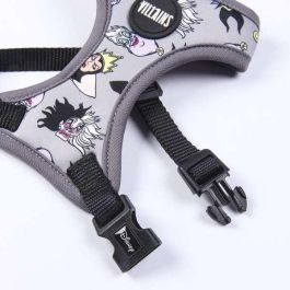 Cerdá T4M:M/L Arnés para perros Disney Villanas, Talla M-L, Gris