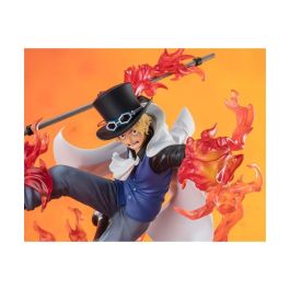 Tamashii Nations Figuarts Zero One - Sabo Fire Fist Roock Check Version Extra Battle - One Piece - Figura de 19 cm
