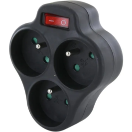 Chacon 5411478400042 Dominó 3x16A Triángulo con Interruptor Negro Precio: 18.49999976. SKU: B1345PESM9