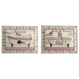 Decoracion Pared Romantico DKD Home Decor Rosa Beige 1 x 25 x 33 cm (4 Unidades) Precio: 19.49999942. SKU: B1C4M8YSNJ