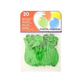 Globo 100% Latex Biodegradable Verde Pistacho Bolsa De 20 Unidades