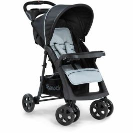 Hauck Silla de Paseo Shopper Neo II Caviar Plata - Plegado Compacto con una Mano, Reclinable, Gran Cesta, Desde el Nacimiento