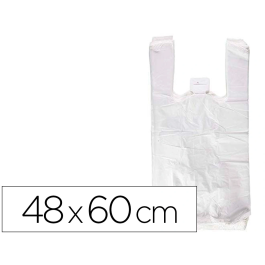 Blanca Bolsa Camiseta Reciclada 70% Plástico Blanca 48x60 cm Apta Legislación Bolsas 2021 Precio: 12.89999997. SKU: B1FJS5RWXX