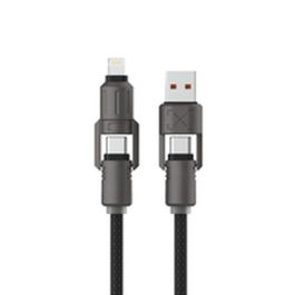 Cable USB KSIX Negro 1 m